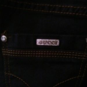 Gucci darkwash skinny jeans